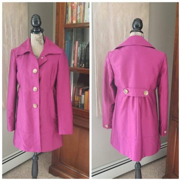Kenneth Cole Jackets & Blazers - Kenneth Cole magenta peacoat jacket